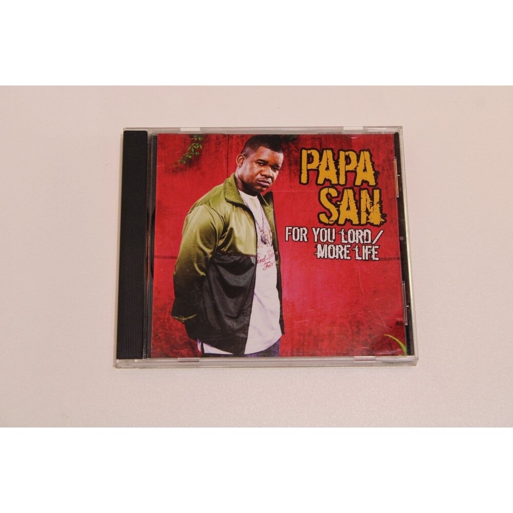Papa San – For You Lord / More Life CD Single 2005 Reggae Gospel VP Records
